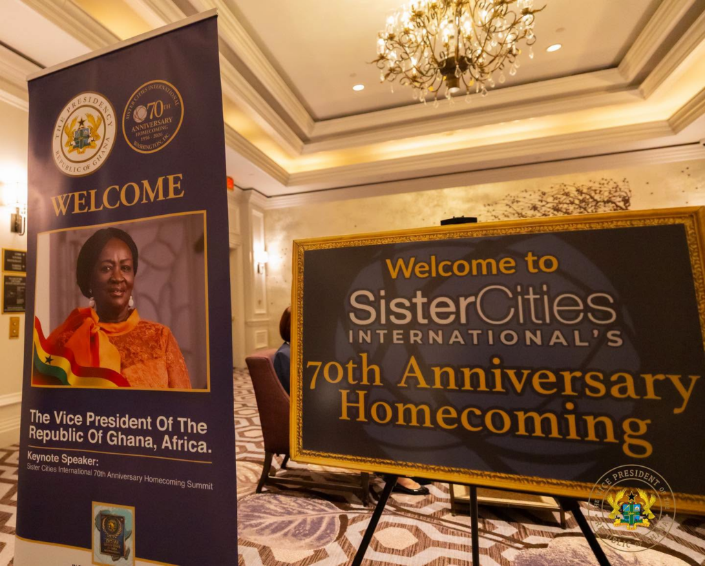 Ghana's VP calls for pan-African city partnerships to drive economic growth at Sister Cities summit