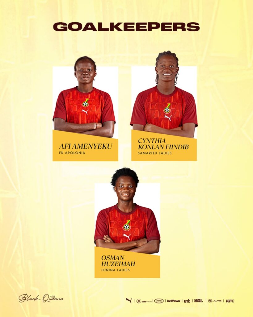 Black Queens Set for Morocco: Ghana's 25-Player Squad Named for WAFCON 2026