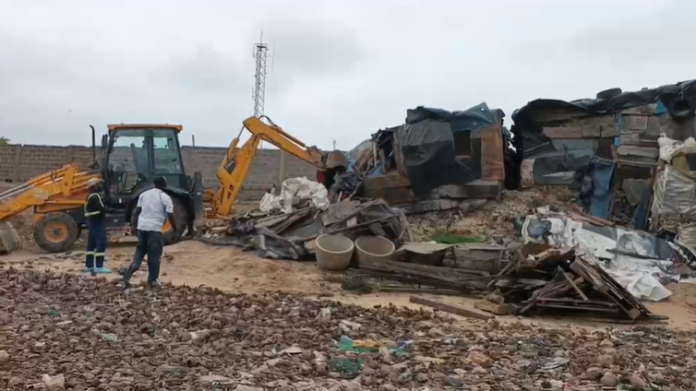 Tema authorities demolish unsafe fish processing sites as health crackdown intensifies