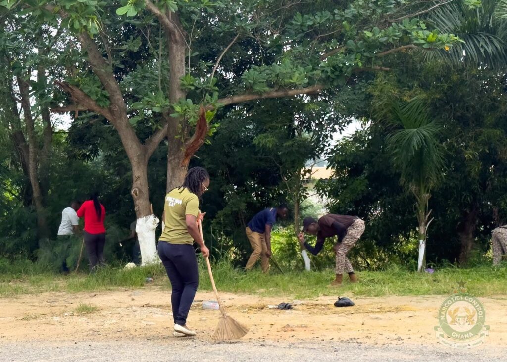 NACOC Leadership Leads Staff in National Sanitation Drive Across Ghana