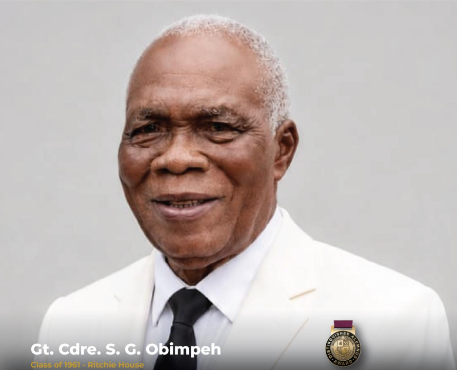 GSTS Honours Commodore Obimpeh, Ex-Naval Chief and Nation Builder, at 117th Founders' Day