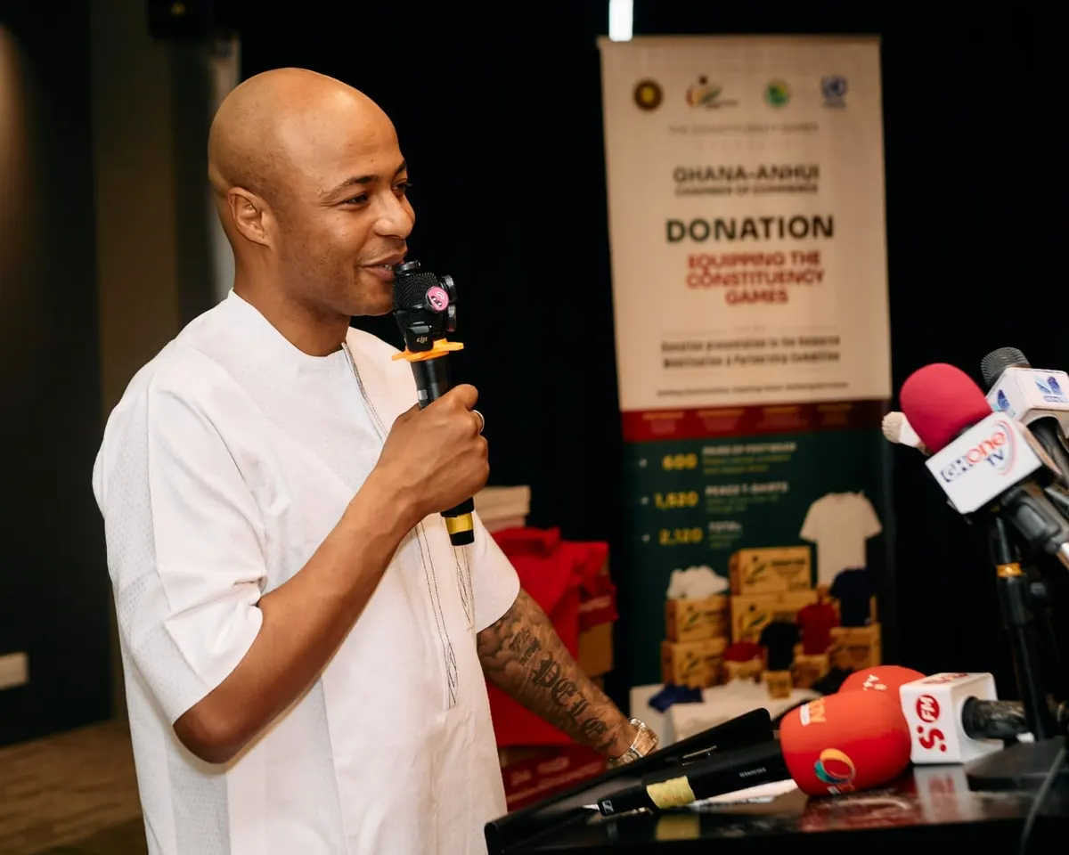 André Ayew champions Constituency Games as pathway for Ghana's young athletes