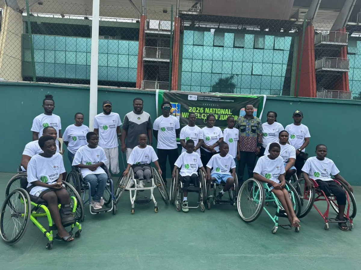 Ghana Tennis Federation launches junior wheelchair programme with inaugural national training camp