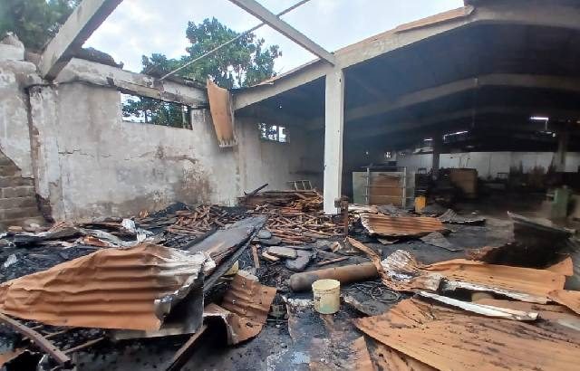 Three Fire Stations Battle Warehouse Blaze at Pantang Furniture Factory in Accra