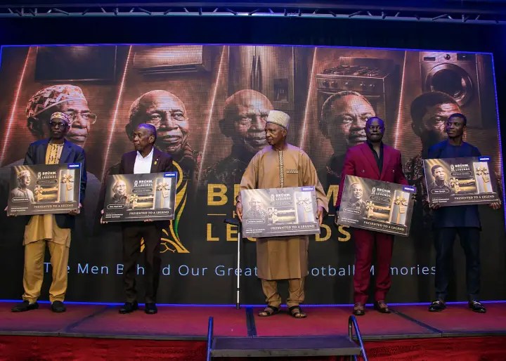 BRÜHM Celebrates Five Ghana Football Legends in Star-Studded National Honours Event