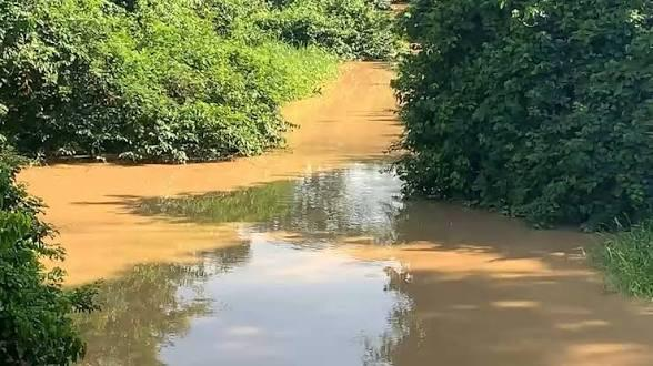 Tano North chiefs demand presidential action as galamsey turns iconic river chocolate-brown