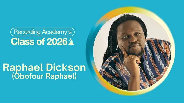 Ghanaian Artist Obofour Raphael Joins Recording Academy, Gains GRAMMY Voting Rights