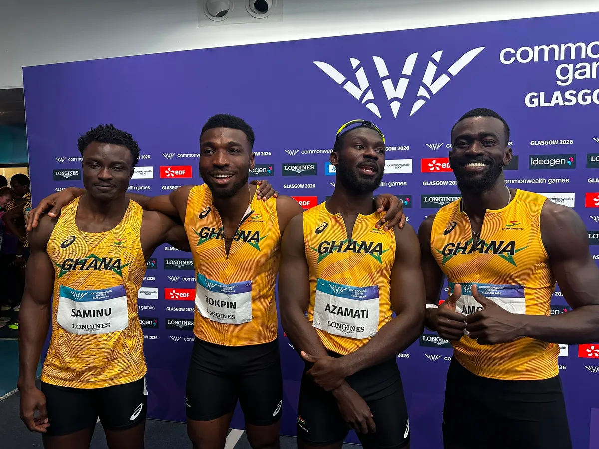 Ghana breaks 52-year Commonwealth Games relay drought with bronze in Glasgow 4x100m