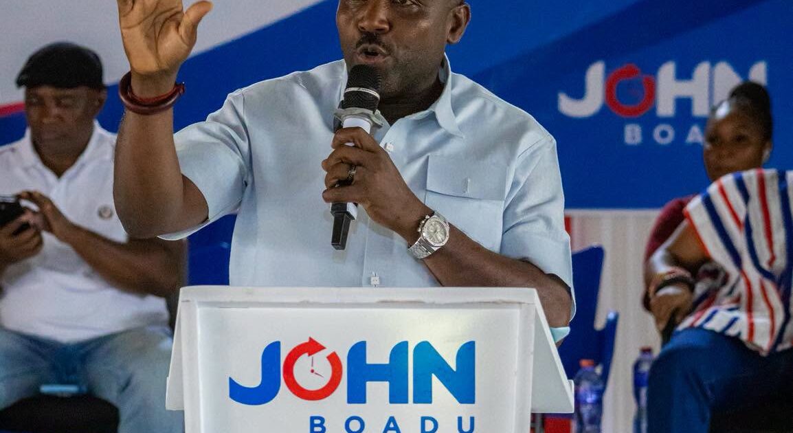 Ex-NPP General Secretary Boadu vows to deliver Bawumia presidency if elected party chairman