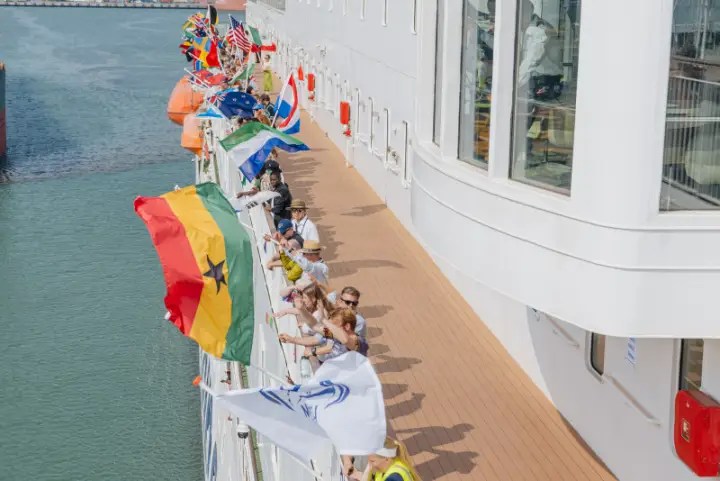 World's Largest Hospital Ship Docks in Tema for 10-Month Free Surgery Mission