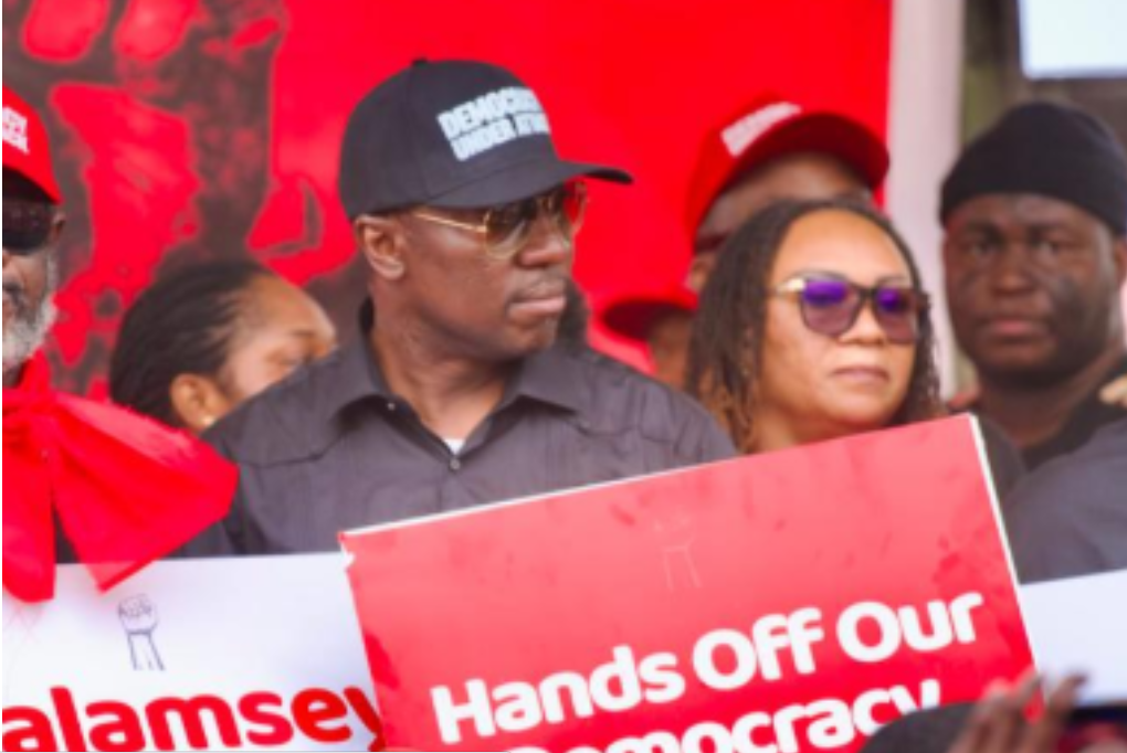 NPP Demands Equal Justice As Party Protests Selective Accountability At Democracy Rally
