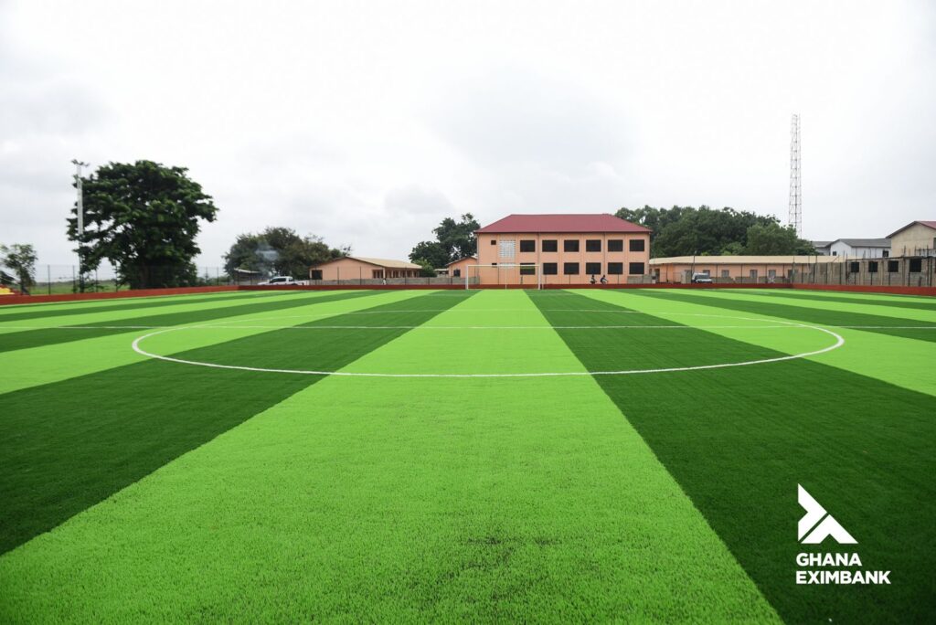 Ghana EXIM Bank opens state-of-the-art astro turf facility in Anloga to boost youth sports development
