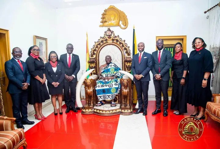 UBA Ghana's New Ghanaian Leadership Seeks Asantehene's Blessing in Historic Milestone