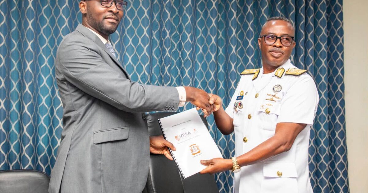 Ghana Navy and UPSA forge strategic partnership to boost maritime innovation and defence capacity