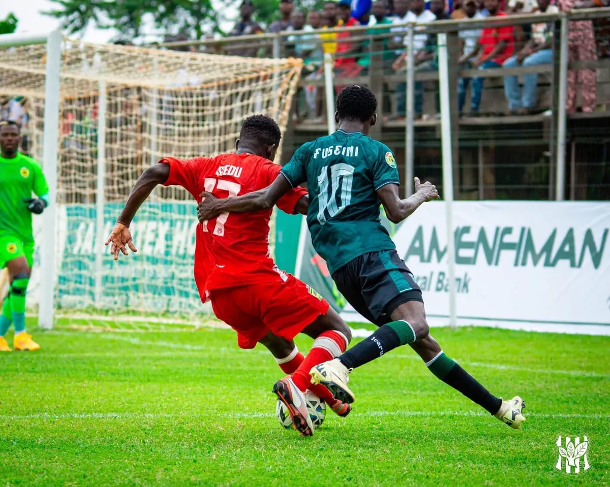 Kotoko salvage draw at Samartex in thrilling Premier League clash