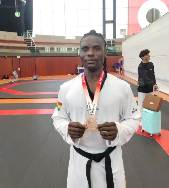 Amed Sama Brings Home Bronze for Ghana at Swiss Open Taekwondo Championship