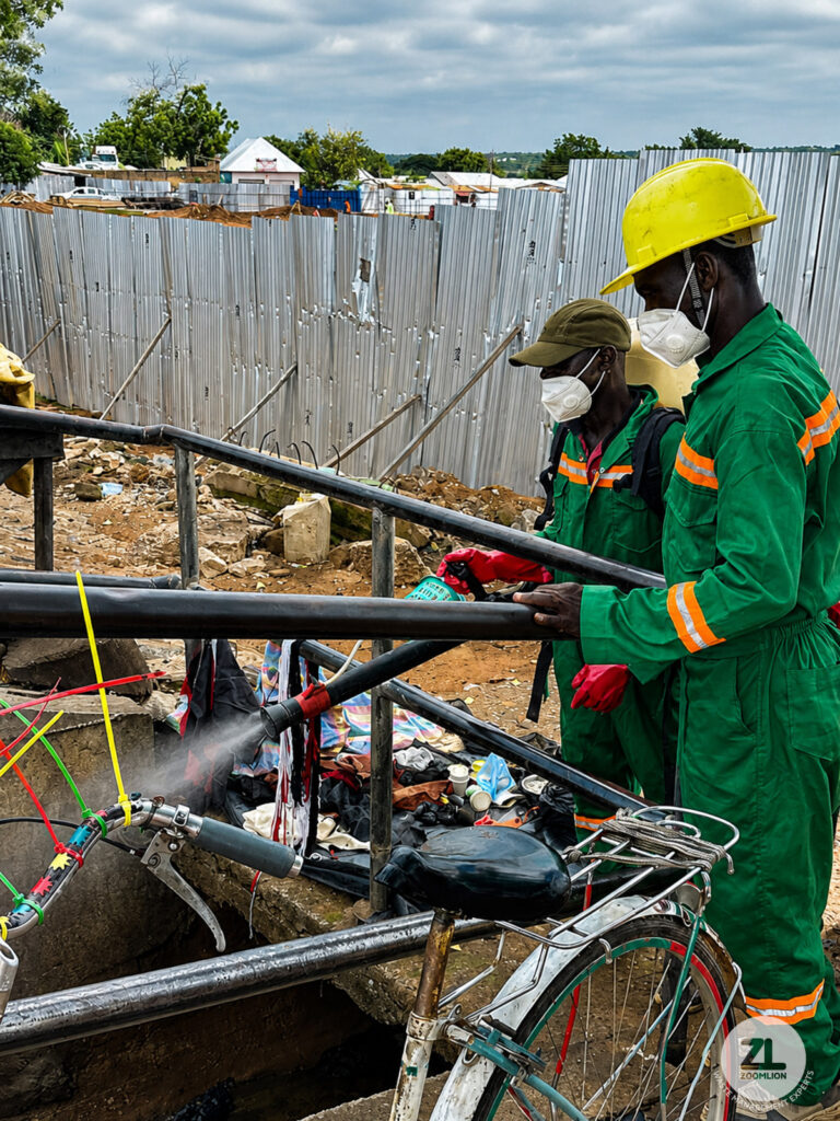 Zoomlion launches flood cleanup drive in West Gonja as health threat looms