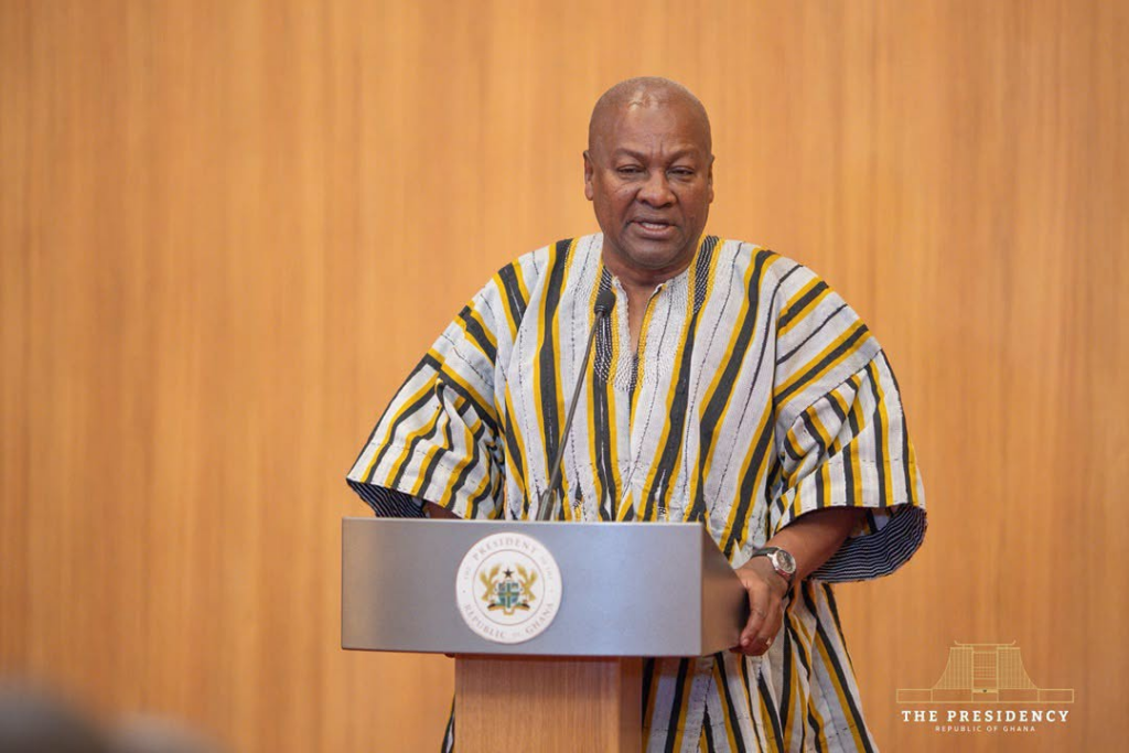 Mahama Pledges Fair Share of Development for Ahafo Region During Chiefs' Presidency Visit