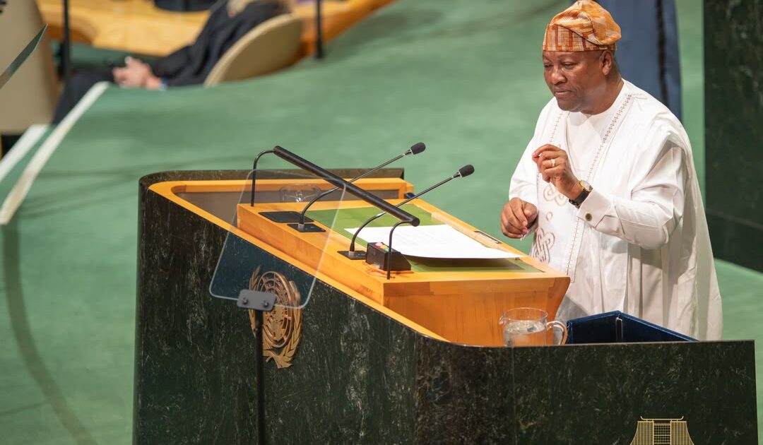 Ghana's democracy is Africa's gold standard, Mahama tells world leaders at UN