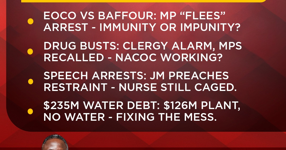 Newsfile to probe parliamentary immunity clash, drug crisis and $235m water debt fiasco