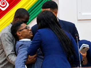 Madina MP Francis-Xavier Sosu Collapses During GIMPA Student Address