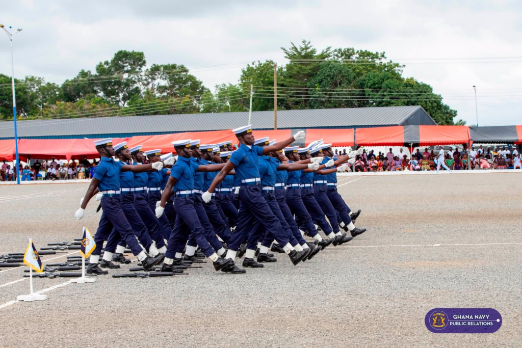 346 New Recruits Sworn Into Ghana Navy After Six Months of Rigorous Training