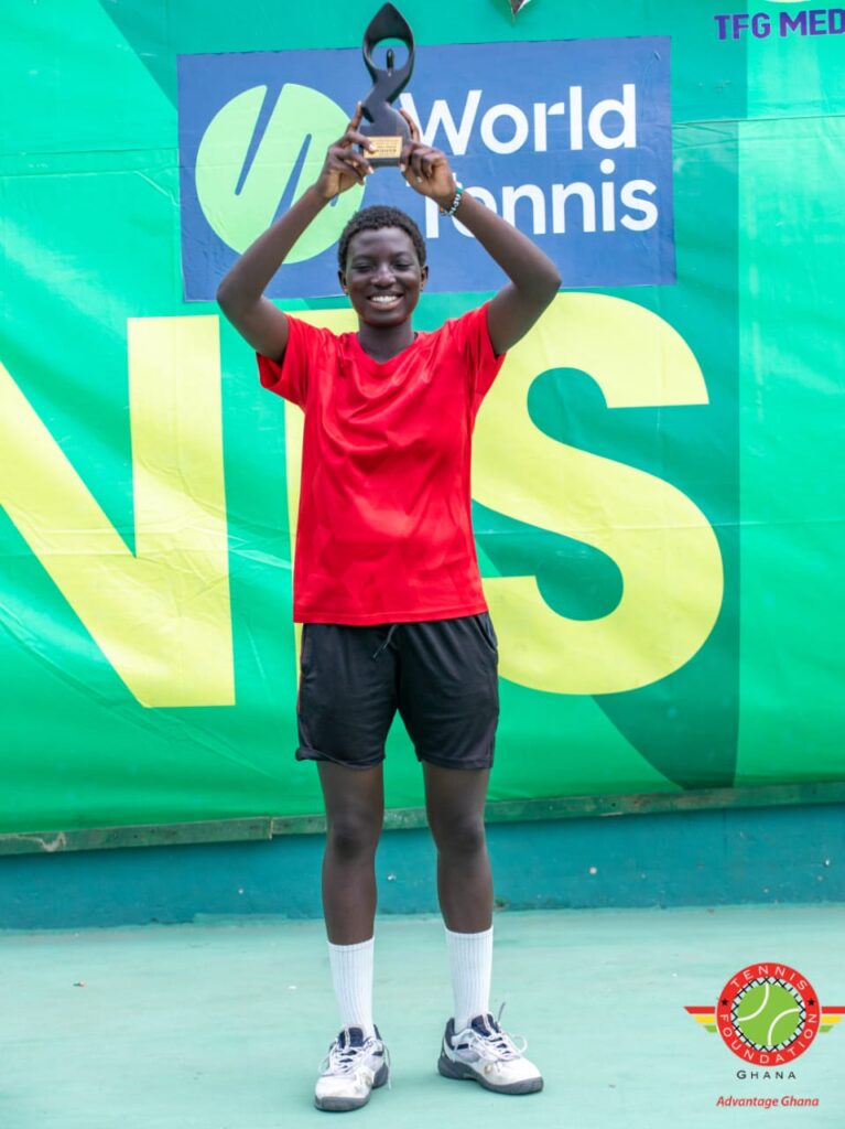Nigerian teenager Aina wins J30 Accra Girls' title as Ghana's Duvor Klu forced to withdraw in final