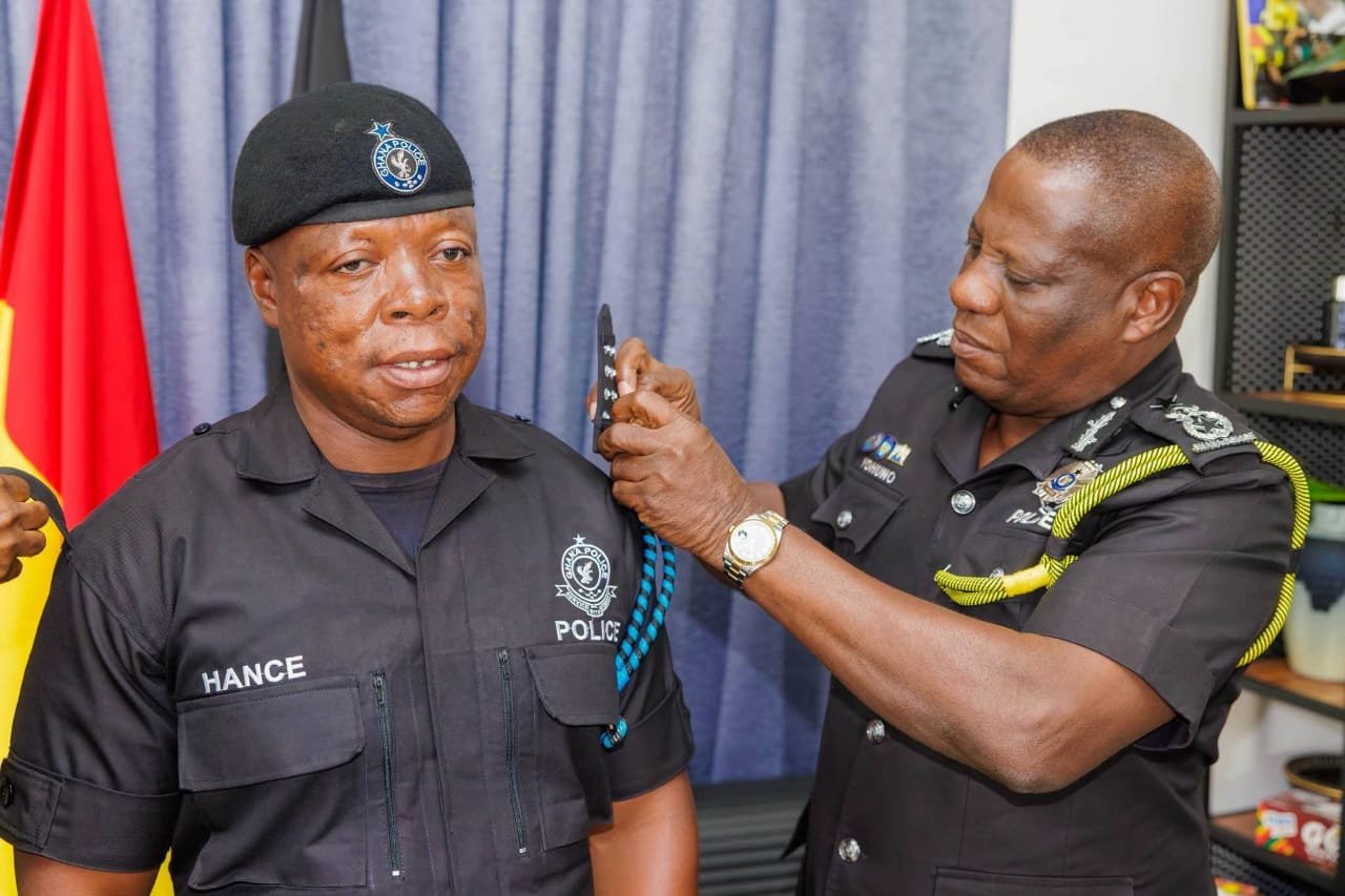IGP Honours Tarkwa Officer for Heroic Fire Rescue at Aboso