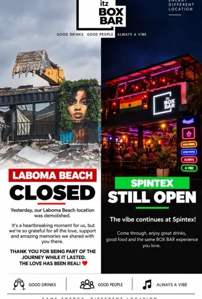 Musician itz Tiffany grieves loss of iconic Laboma Beach venue after unexpected demolition