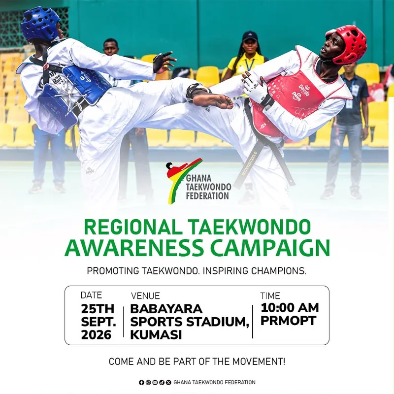 Ashanti Region Kicks Off Major Taekwondo Drive to Engage Youth in Martial Arts