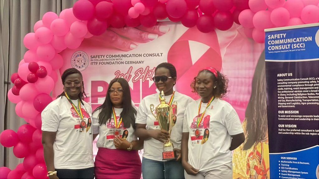Millicent Blay Clinches Pink-Pong Glory as Ghana Pushes Breast Cancer Awareness Through Sport