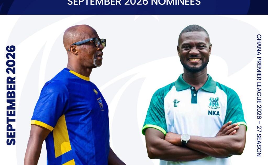 Agyemang and Tanko battle for GPL September Coach honour as Samartex and Medeama shine