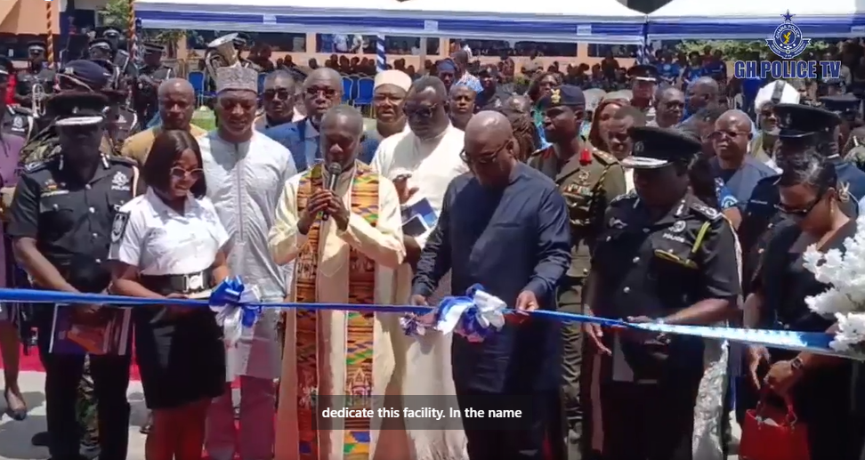 Mahama Opens Modern 85-Bed Ward at Police Hospital, Pledges Enhanced Care for Officers