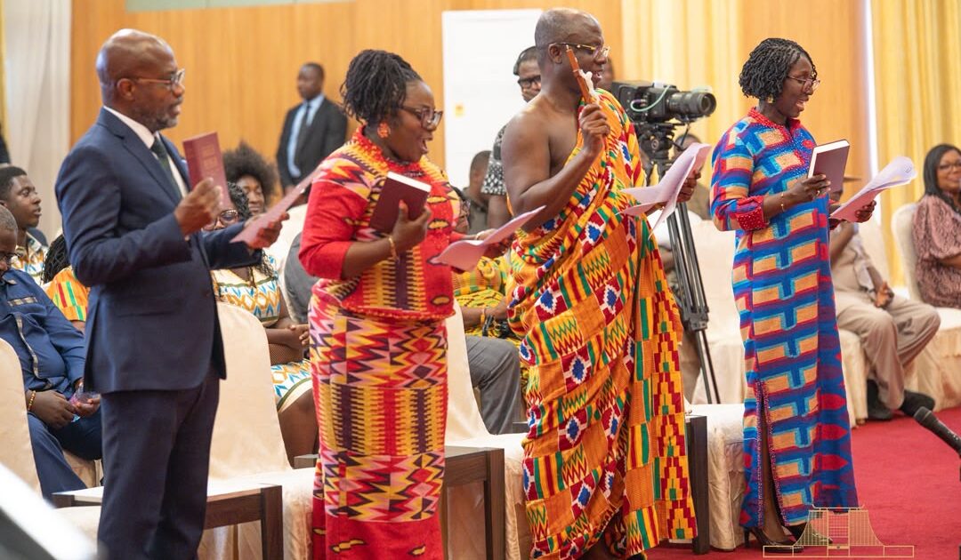 Mahama swears in four new ambassadors, demands economic diplomacy focus