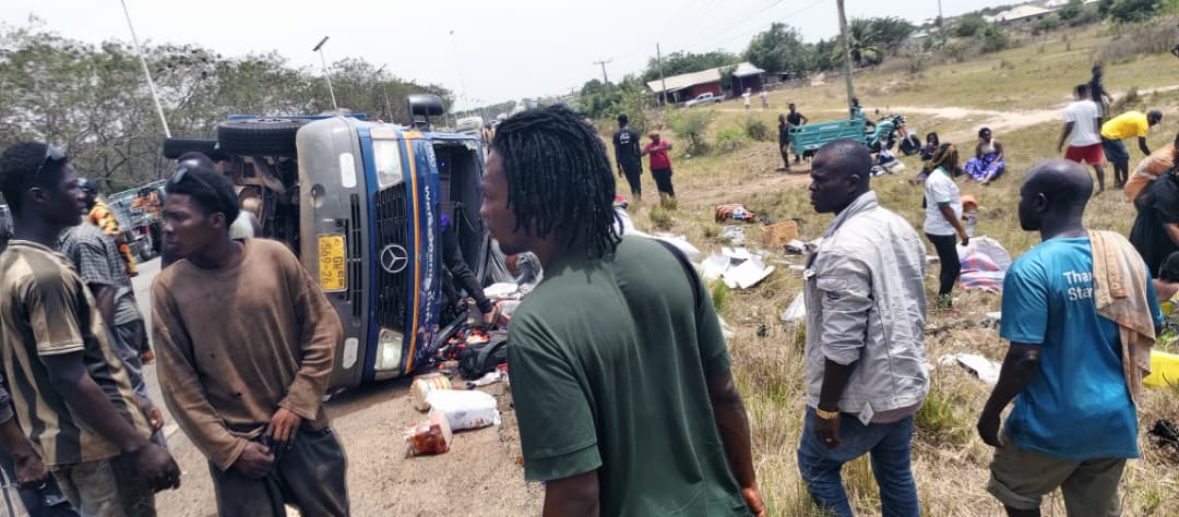Mass casualty road accident at Sege leaves 22 injured as Sprinter bus overturns