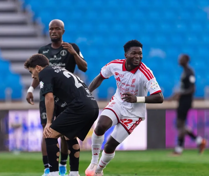 Bonsu Baah shines in AFC Champions League as Al Qadsiah draw with Pakhtakor