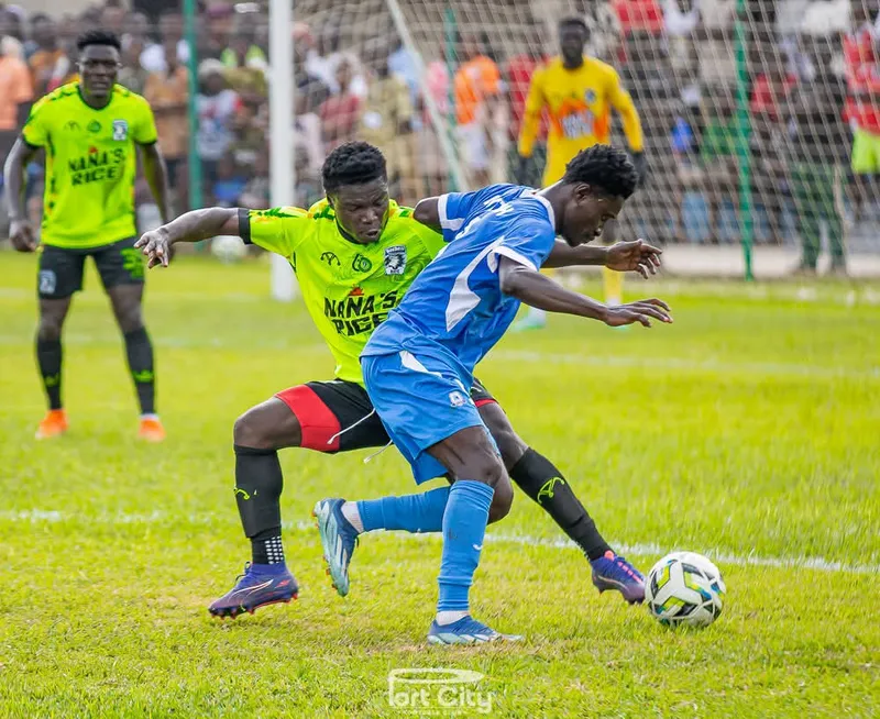 Port City FC bounces back with commanding victory over Bechem United in GPL clash