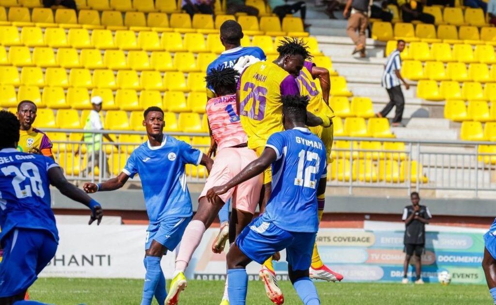 Nkrumah's stoppage-time strike propels Medeama back to GPL summit
