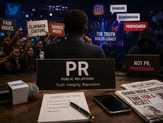 Ghana's music publicists must choose: professional integrity or toxic noise