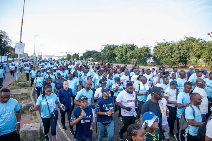 OmniBSIC Bank's 11th Health Walk Draws Hundreds to Accra Wellness Event