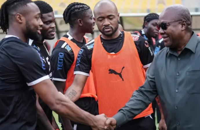 President Mahama Congratulates Black Stars on 5-0 Victory Against Chad